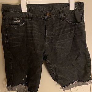 Hollister Distress-Styled Cut-Off Shorts